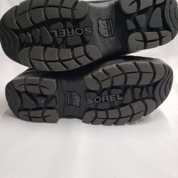 Sorel Waterfall Low Waterproof Laced Ankle Boot Black Size 7 Women's - Picture 11 of 15